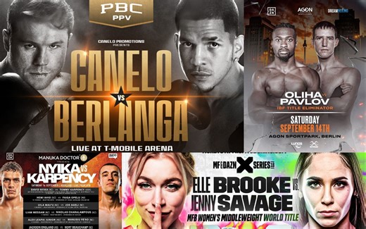 Boxing tonight (September 14, 2024): What are the fights lined up?