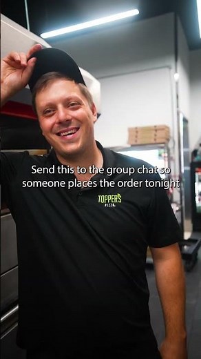 Hit the Group Chat & Tell Them It's a Wrap—Dinner Tonight is Topper's Pizza.