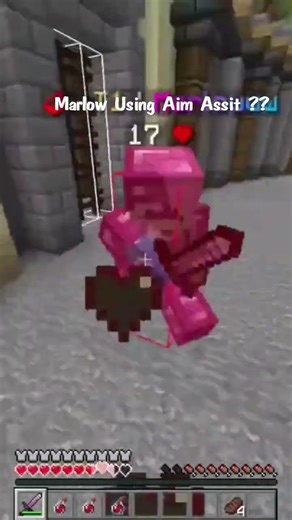 Is marloww using cheats?? #minecraft #pvp