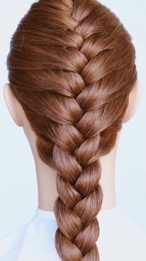 Simple French Braid! 💕 | Another Day Another Braid