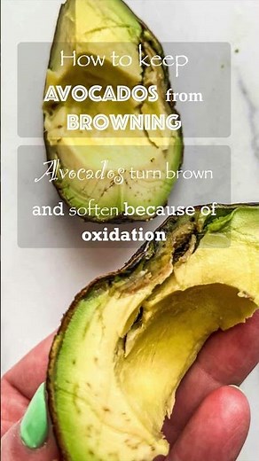 How to keep AVOCADO from BROWNING | Prevent Oxidation