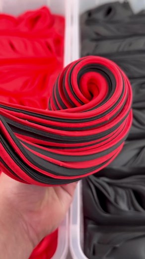 Dracula Swirl Butter Slime | Black & Red Swirled Slime Drop
