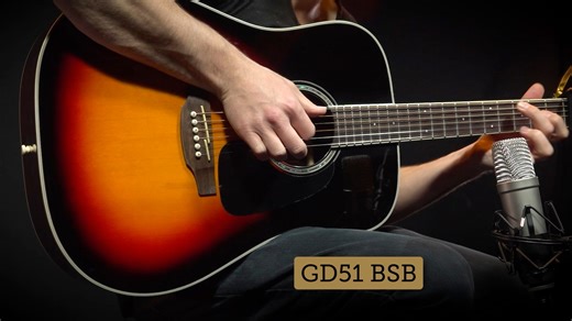 Happy Takamine Thursday! Here's the ever-talented Jake Allen doing a lovely demo of the Takamine G Series GD51. With no onboard electronics, the GD51 is pure acoustic goodness. It's a classy dreadnought that features deluxe cosmetic appointments, solid-top construction, and a warm, resonant sound that will bring out the best in your music. Combining a solid spruce top with black walnut back and sides, the GD51 pumps out all the big, bold tone players expect from a dreadnought. The slim mahogany 