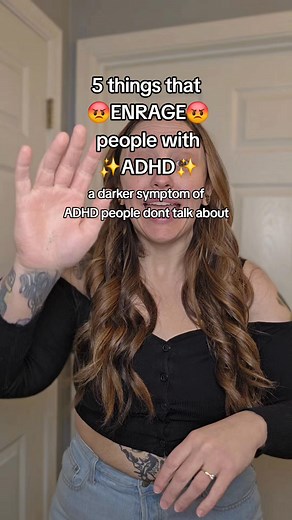 114K views · 1K reactions | 5 things that absolutely enrage people with adhd. rage and anger are a darker symptom of adhd that doesnt get talked about enough #adhd #adhdsymptoms #adhdinwomen #adhdrage #audhd #adhdawareness #adhdadult #adhdmom #adhdhumor #adhdlife #adhdsupport #comedy #funnyvideos #funnywoman | Jillian Rogue | Facebook