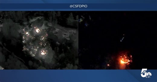 CSFD responds to fire burning in Palmer Park Wednesday morning