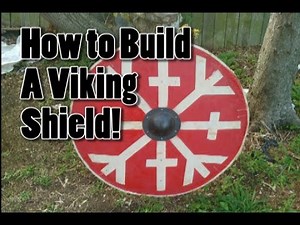 How To build a Period Viking Round Shield with Modern Materials!