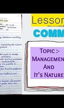 Lesson Plan of Commerce || Part :- 1 || B.Ed simulated Teaching lesson plans || Macro Lesson Plan