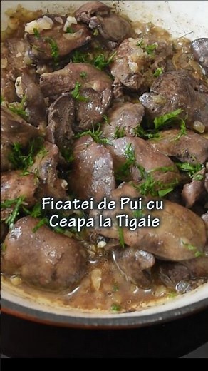 Ficatei de Pui cu Ceapa la Tigaie #ficateide pui #ficateilatigaie #retetavideo #ficateicuceapa #food