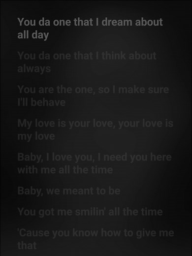 You Are The One: Meaningful Lyrics and Music Video
