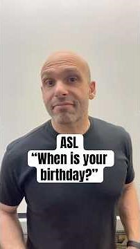 ASL “When is your birthday? #signwithjp #asl #signlanguage
