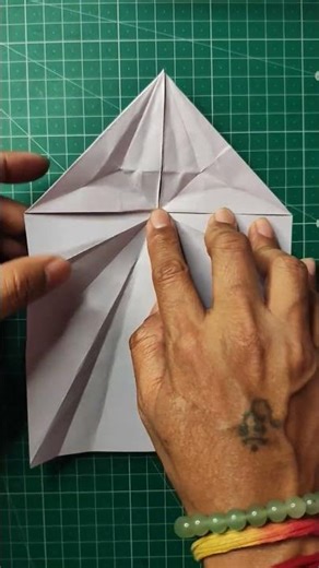 How to Make Fighter Jet Spinner ✈️ | Origami Paper Plane Craft #Shorts
