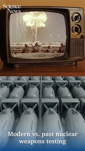 Science News on Instagram: "How are modern nuclear weapons testing different from past explosive tests? Emily Conover, senior physics writer at Science News explains. #nuclearweaponsexplained #science https://www.sciencenews.org/article/nuclear-weapons-testing-explained-video?utm_source=Instagram&utm_medium=social&utm_campaign=oneclickbio"