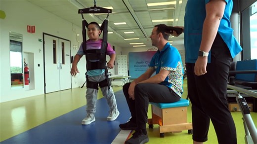 Perth Children’s hospital helps kids walk again with robotic rehab system