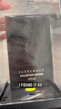 Burlington find plus full review on afnan supremacy collector’s edition.
