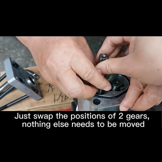 How to Change The Direction of Rotation of The Hydraulic Pump Gear Pump?