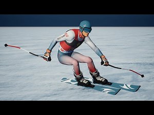 Male Skier Animated (Unreal Marketplace)