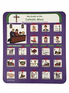 Kids Picture Guide to Catholic Mass, With Pull-down Red Window Sliders and 6 Participation Prompts, Easter Gift, Bingo, Catholic Mass Book - Etsy