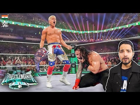 Wrestlemania 40: Cody Rhodes Wins Undisputed Championship | End of Roman Reigns' 1316 Days