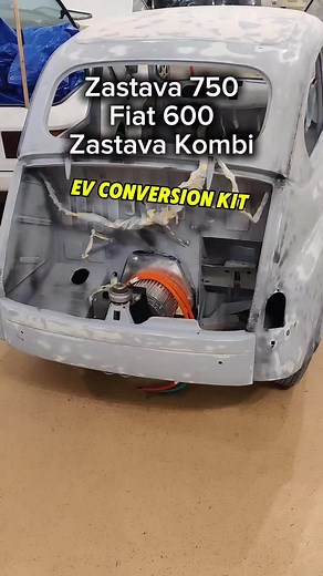 Zastava 750/Kombi / Fiat 600 - EV Conversion Kit #zastava750 #fiat600 #oldtimer #classiccar #ev | Electric Vehicle Evolution