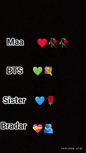 maa ♥️ BTS 💚sistar 💙biradar 💝