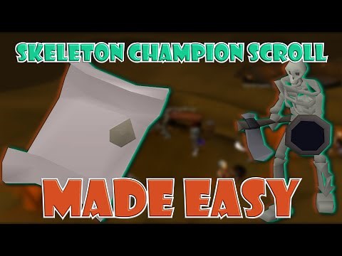 Quick Guide to Getting the Skeleton Champion Scroll in OSRS