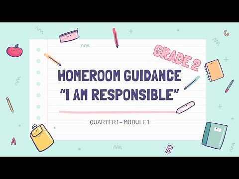 Homeroom Guidance | Quarter 1 - Module 1 | Grade 2 | Tagalog | I Am Responsible