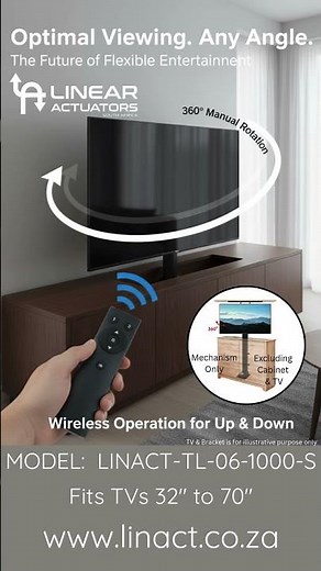 Linear Actuators: The Ultimate Solution for Flexible TV Viewing.