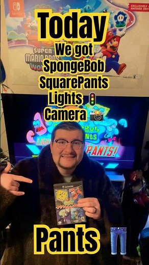 SpongeBob SquarePants Lights Camera Pants - Game Collection Episode 40