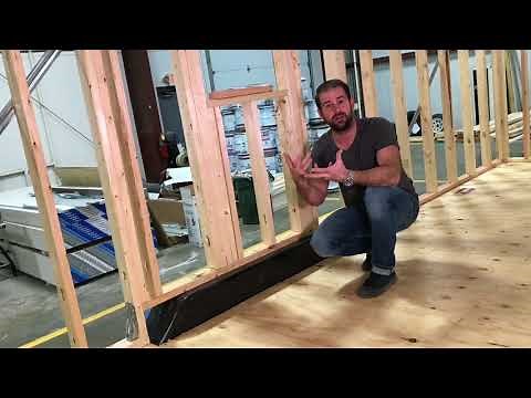 How to frame a tiny house out of wood
