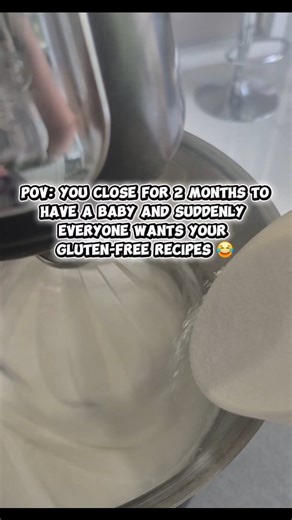 Call me a gatekeeper if you want, I don’t share my recipes. They’re built from years of gluten-free testing, trial & error, and a lot of wasted ingredients. I start with multiple recipes, take what works, simplify, and test again. Always happy to share tips and free resources - just not my livelihood. Anyway... Back in the kitchen 🎂✨ Orders are now open 😉 | Caitlyn's Kitchen