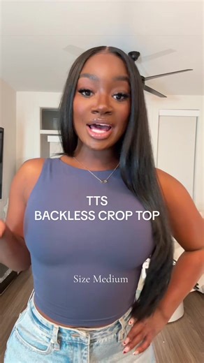 Stylish Backless Crop Top for Summer Fashion