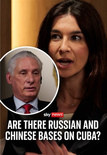 @Yalda Hakim: The Americans are saying you have allowed Russian and Chinese surveillance spaces… is this not true? Cuban President Miguel Díaz-Canel: These are constructs based on manipulation and lies… There are no Chinese bases in Cuba. We’ve said that several times. What happens is that the mainstream media and social media algorithms are usually subordinated to the interests of the Americans… Yalda: So, the satellite imagery? Miguel Díaz-Canel: …They impose those narratives and views and it 