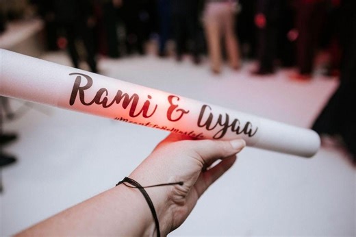 50 Customizable LED Foam Glow Birthday Dance Sticks: 16 Inch, Multi-color Flashing - Etsy