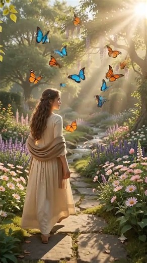 A Secret Garden That Wakes Up to Sunshine 🌿☀️🦋 | DreamScapes