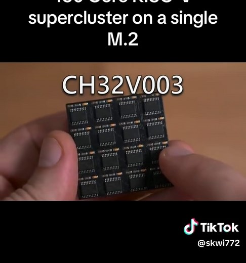 160 Core RISC-V Supercluster on One M.2 Card