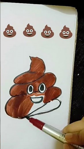 ✨"Funny Poop Art 💩 | Creative & Unique Drawing"✨
