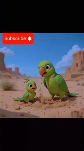 Parrots + Fish = Trouble! 🦜🐟 #ai #parrot