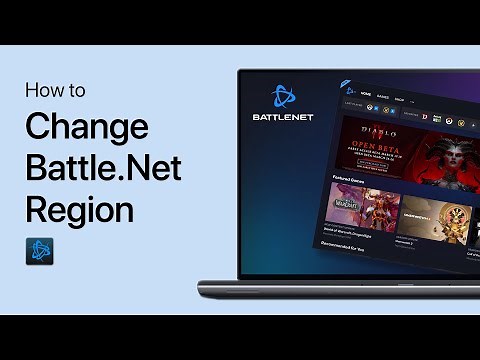 How To Change Region & Country in Battle.Net (Blizzard Account)