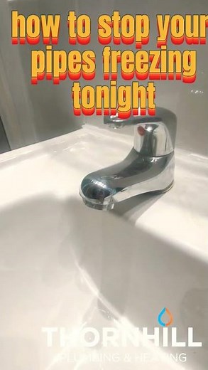 How to stop pipes from freezing