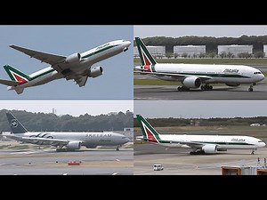 Classic | Alitalia | アリタリア航空の歴史 | B777-200ER Compilation - Narita International Airport 2010s