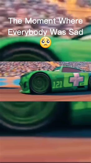 The Moment Where Everybody Was Sad 🥺🥺 #cars2 #cars3 #mcqueen #lightningmcqueen #crash #disney #movie #sad #saddisneymoments