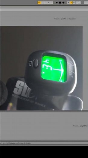 Fender FT 1 Pro Clip Tuner | Guitar Test (short) #guitar #tuner #guitartuner #fender