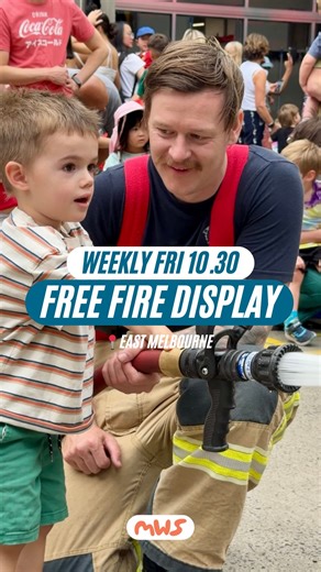 Siri | Melbourne Hotspots • Family-Friendly Things To Do on Instagram: "This FREE fire truck experience runs every single week thanks to @firerescuevictoria 🚒 Head to Eastern Hill Fire Station display for a 30-minute live rescue demo showing real-life decision making in action, followed by meeting the firefighters, getting up close to the trucks and even having a turn on the hose. It’s hands-on, high energy and genuinely educational. No bookings needed for families at Eastern Hill unless you’re