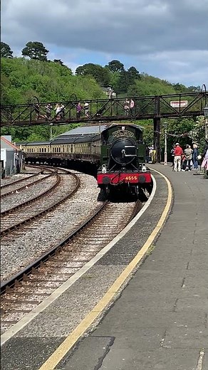 Steam Train Arriving at Kingswear Station 🚂✨