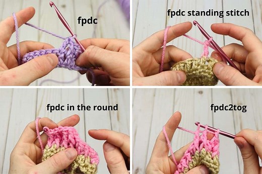 DETAILED Fpdc Tutorial - How to Crochet Front Post Stitches