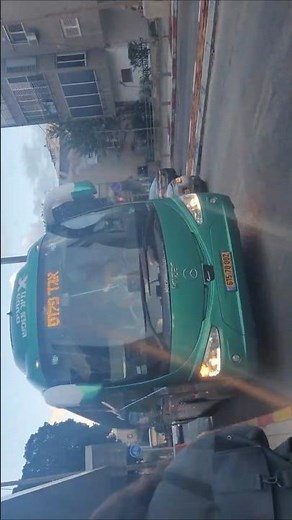 Buses of Egged Heseim (Egged Plus) and Dan on Arvei Nachal st. in GIvatayim