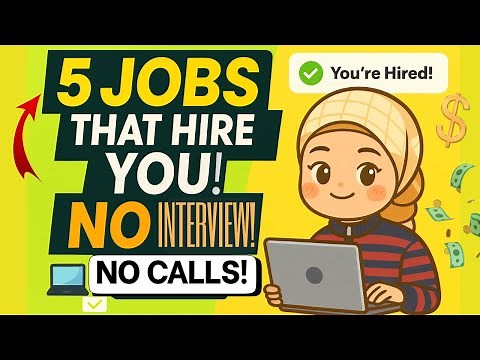 5 Remote Jobs That HIRE You Instantly —No Calls, No Interview! in 2026