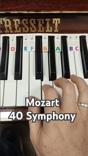 EASY PIANO - Symphony 40 - MOZART