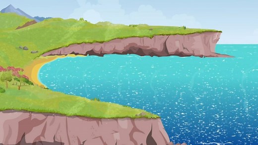 Features of coastal erosion - Coastlines of erosion and deposition - National 4 Geography Revision - BBC Bitesize