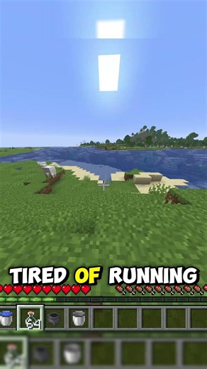 How Important is a Water Bucket? #minecraft #viral